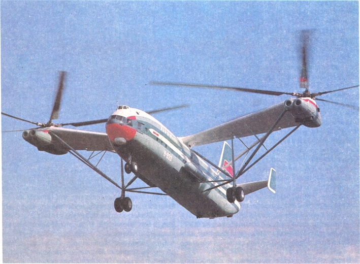 Вертолет В-12, один из самых больших в мире