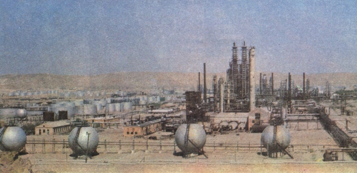 Нефтеперерабатывающий завод в Красноводске