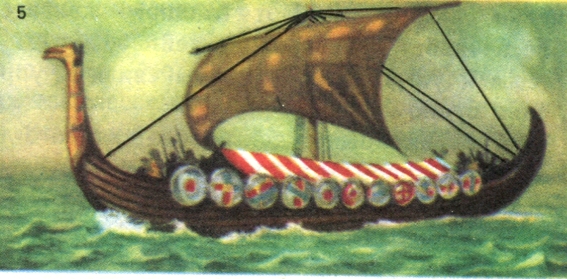 Норманнкое судно драккар