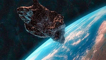 Астероид у поверхности земли
