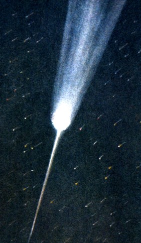 Комета Аренда-Ролана. Рисунок с фотографии.