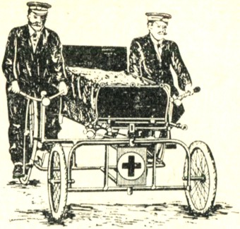 Рис. II. Санитарная машина с велоприводом (1899)