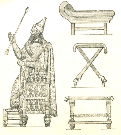 Рис. 1. Ассирийские стулья